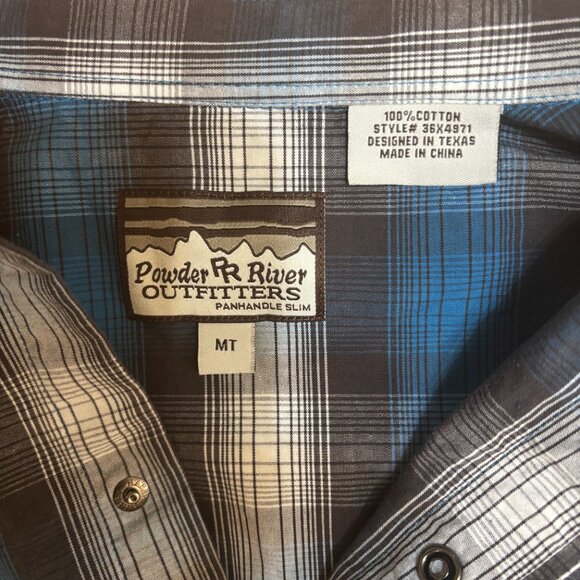 Snap Up Western Shirt Men's Med/Tall - Picture 5 of 5